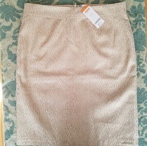 Gymboree Women's Gold Pencil Skirt 